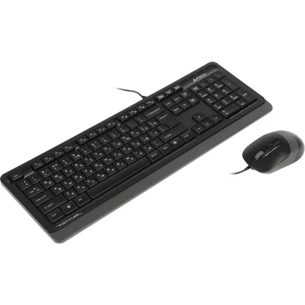 Комплект клавиатура + мышь A4Tech Fstyler F1010 (черный/серый)
